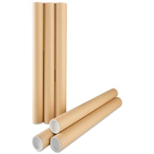 Verzendkoker rond bruin 495mm mm diam. 50 mm