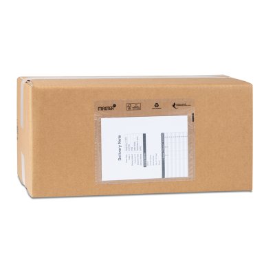 Paklijstenvelop Onbedrukt transparant recycled LDPE C6 175 x 140 mm