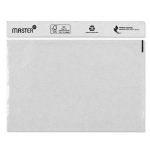 Paklijstenvelop Onbedrukt transparant recycled LDPE C5 240 x 185 mm