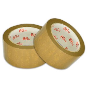 PVC tape - 50mm x 66m - 32 my - Bruin