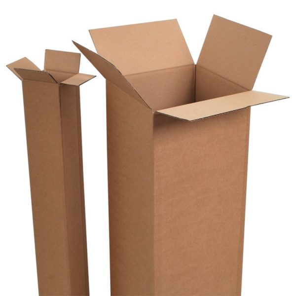 Longbox 100 x 100 x 1050 mm - enkelgolf - bruin
