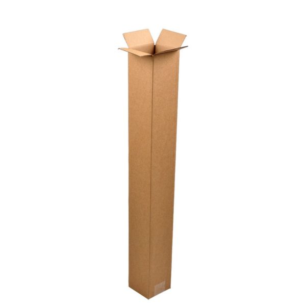 Longbox 100 x 100 x 1050 mm - enkelgolf - bruin