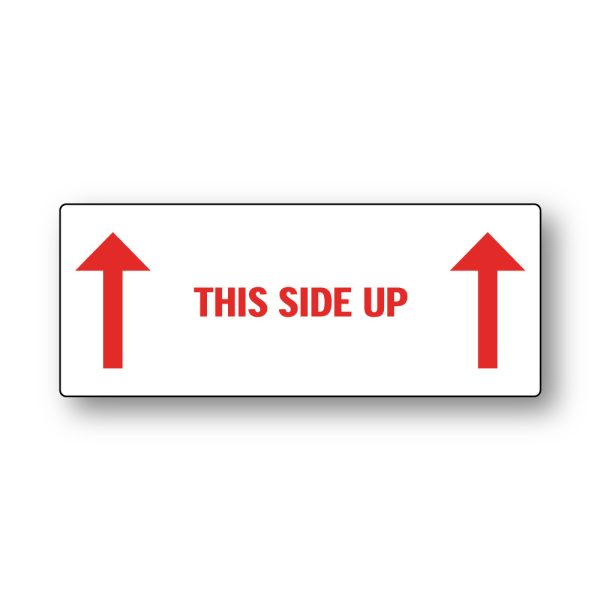 Waarschuwingsetiketten - 060 x 150 mm - this side up
