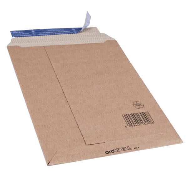 Kartonnen enveloppen  255 x 360 + 30 mm Bruin met tear- en sluitstrip