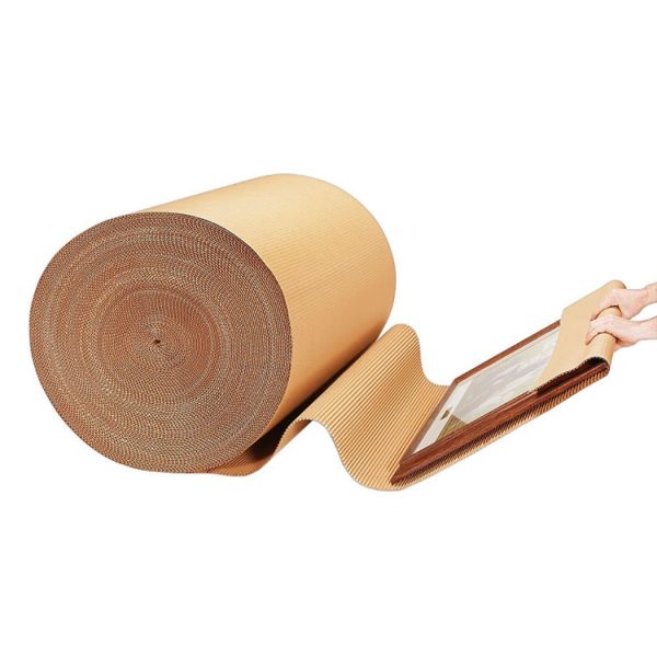 Golfkarton op rol 100 cm x 70 meter - 80 grams - bruin