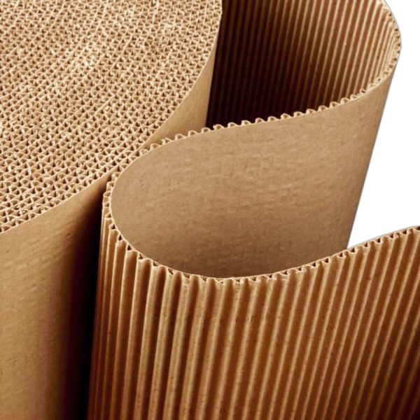 Golfkarton op rol 100 cm x 70 meter - 80 grams - bruin