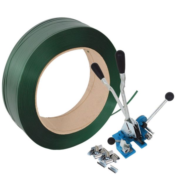 PET band  15,5 x 0,60 mm - 2.000 meter - kern 406 - groen